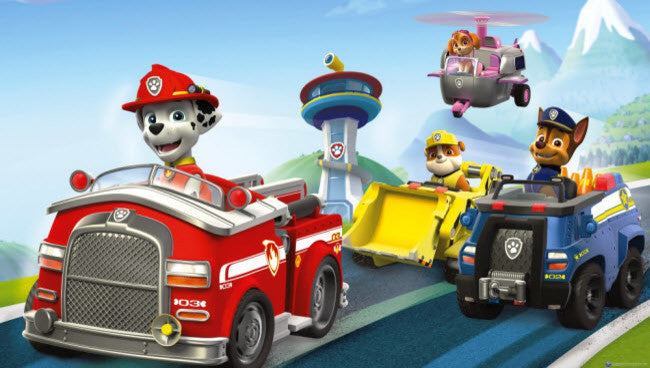 Paw Patrol Friends Mural