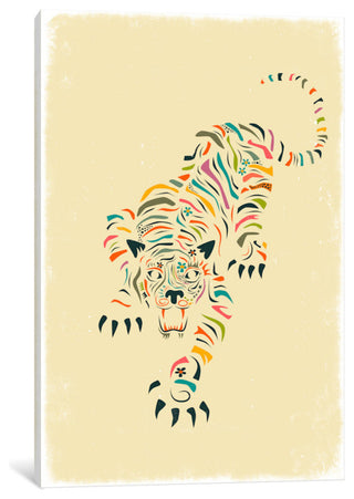 "Tiger" by Jazzberry Blue, 40x26x1.5