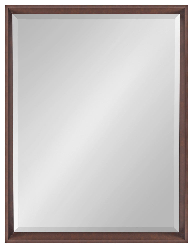 Calter Framed Wall Mirror, Bronze, 19.5x25.5