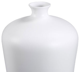 Alfano Ceramic Vase, Matte White