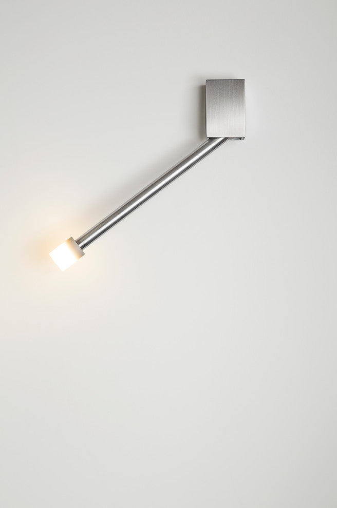 Libri LED Hardwired Reading Sconce, White, Orientation: Left Mount