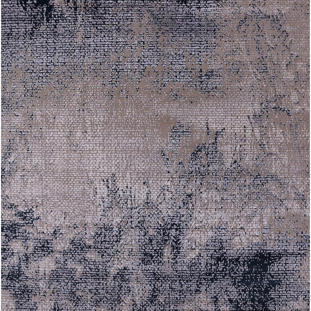 Ahgly Company Indoor Square Mid-Century Modern Area Rugs, 7' Square