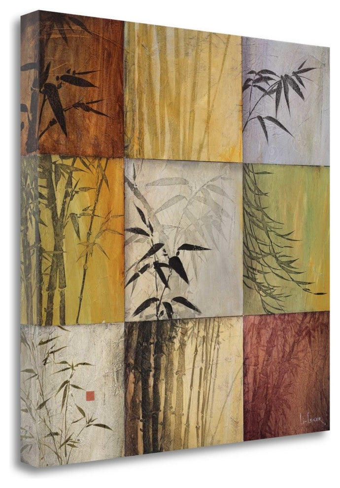 "Bamboo Nine Patch II" By Don Li-Leger, Giclee Print on Gallery Wrap Canvas