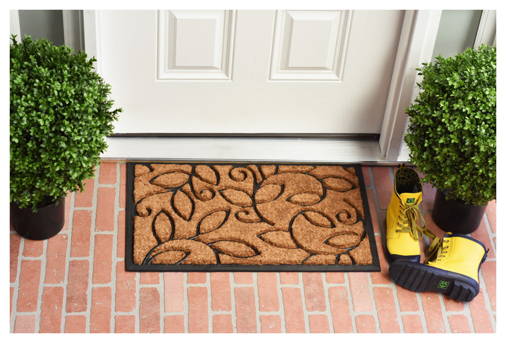 Vine Leaves Doormat, 24"x36"