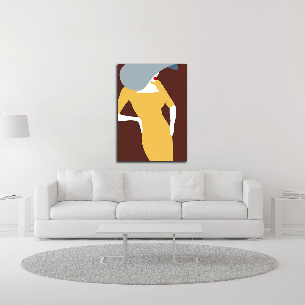 Lady No. 17 by Sean Salvadori, Print on Canvas, 30"x42"