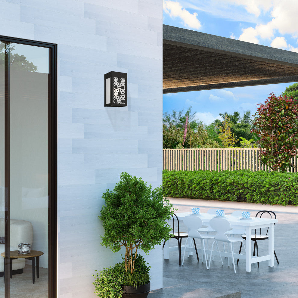 Berkeley 1 Light Black Outdoor ADA Small Sconce