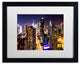 Philippe Hugonnard ''Lights Manhattan'' Matted Framed Art, 16x20