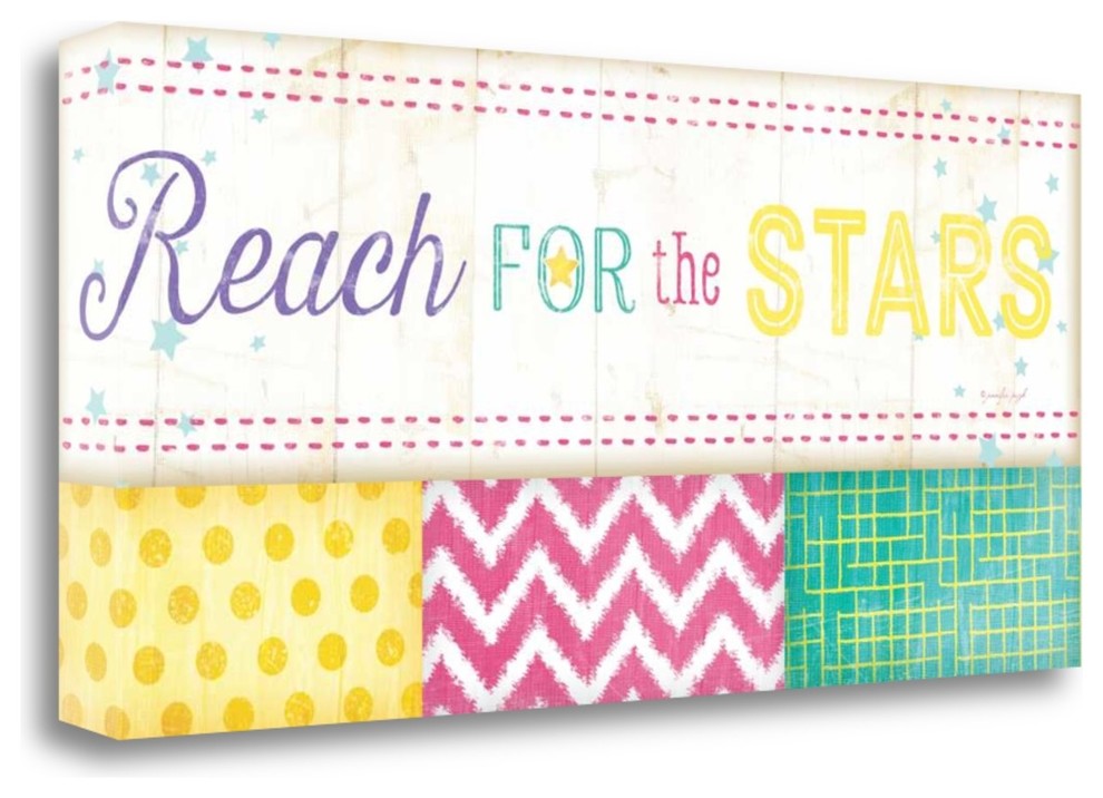 "Reach For The Stars" By Jennifer Pugh, Giclee Print on Gallery Wrap Canvas