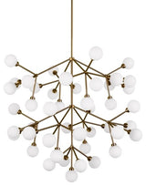 Tech Lighting 700MRAGWRLED927 LED Chandelier Mara Aged Brass