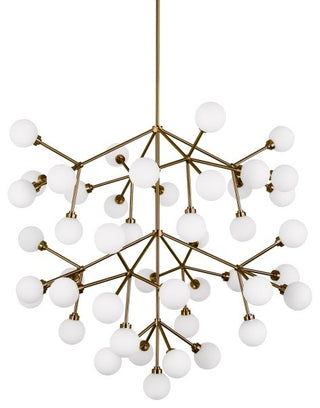 Tech Lighting 700MRAGWRLED927 LED Chandelier Mara Aged Brass