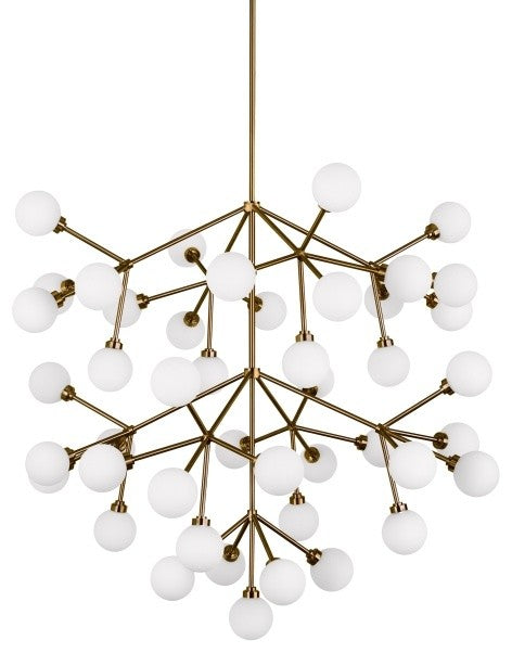 Tech Lighting 700MRAGWRLED927 LED Chandelier Mara Aged Brass