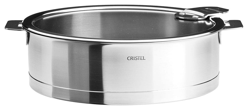 Cristel Strate Saute Pan With Glass Lid, 4.5 Qt