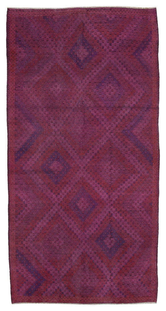 Rug N Carpet - Handwoven Anatolian 5' 7'' x 10' 10'' Contemporary Wool Kilim Rug