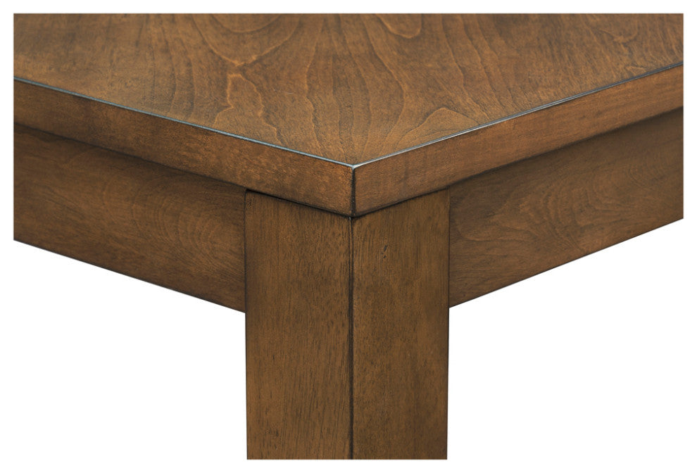 INK+IVY Cove Rectangle Extension Dining Table 6-8 Person, Pecan