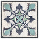 White Moroccan Tile 36x36 Canvas Wall Art