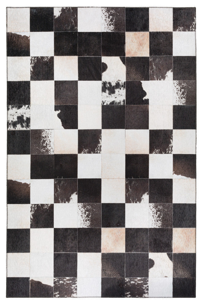 Indoor/Outdoor Stetson SS10 Midnight Machine Washable 3' x 5' Rug