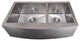 36" Courchevel Double Bowl Fingerprint Resistant Stainless Steel Kitchen Sink