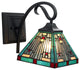 CHLOE Lighting CH3T359BM08-WS1 INNES Mission Bronze 1 Light Wall Sconce
