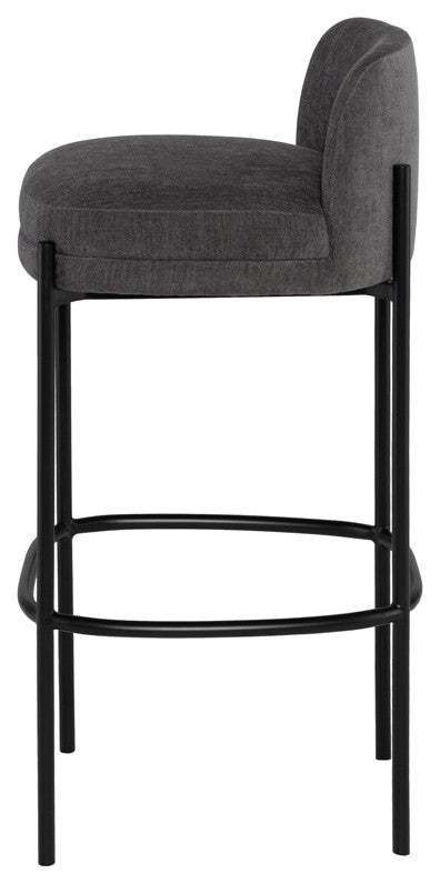 Inna Cement Fabric Bar Stool, HGMV234
