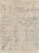 Overture Handmade Hand Loomed Wool and Bamboo Silk Beige Area Rug