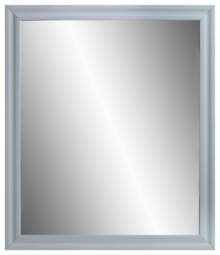 ACME Gaines Mirror, Gray High Gloss Finish
