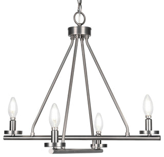 Trinity 4 Light Semi-Flush Shown, Graphite Finish