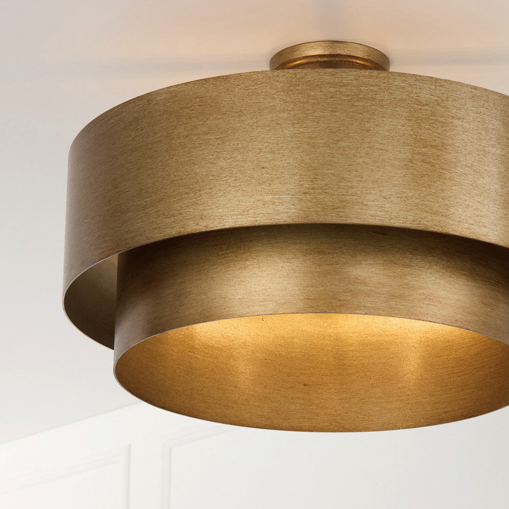 Capital Lighting 339041 Jude 4 Light 21"W Pendant / Converts to - Mystic Luster