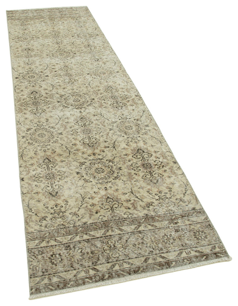 Rug N Carpet - Hand-knotted Anatolian 2' 9" x 10' 1" Rustic Kitchen Runner Rug