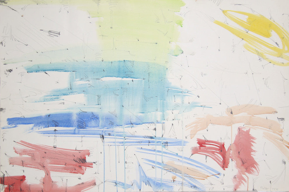 Dimitri Petrov, Untitled, Watercolor and Pencil