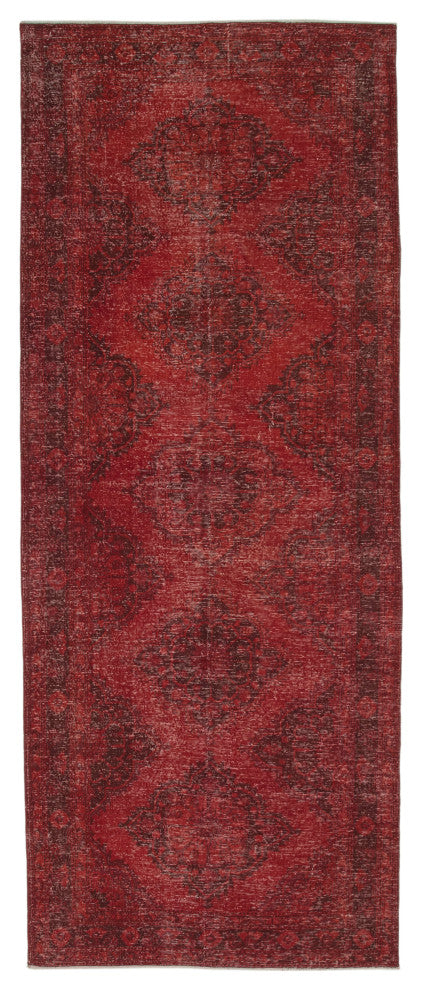 Rug N Carpet - Handwoven Oriental 5' 0" x 12' 6" Antique Runner Rug