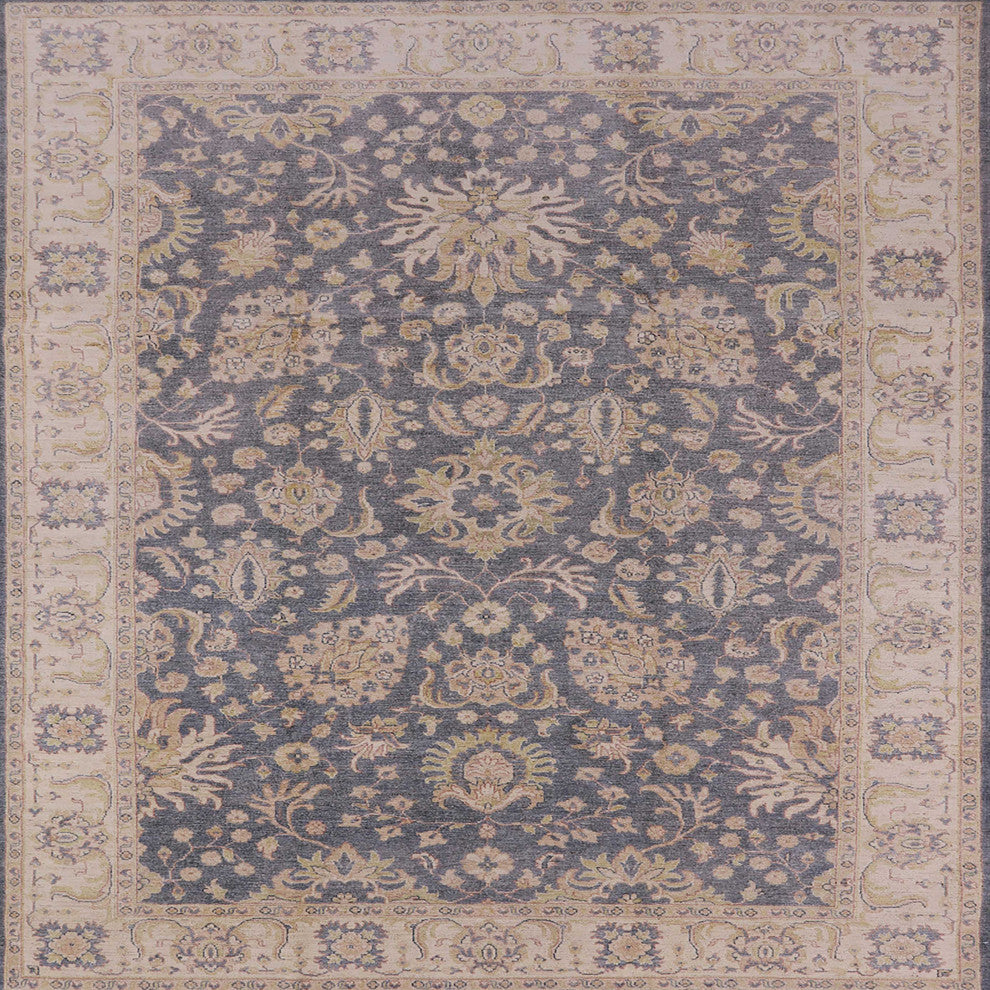 Ahgly Company Indoor Square Mid-Century Modern Area Rugs, 7' Square