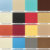 Teak Outdoor 4 Sofa Chair, Round Coffee Table, Antique Beige Sunbrella Cushion