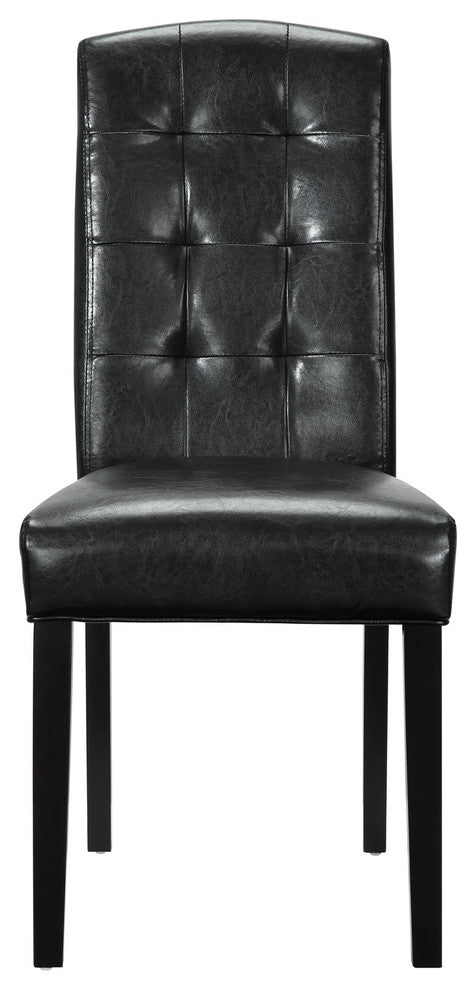 Modern Contemporary Kitchen Dining Side Chair Black