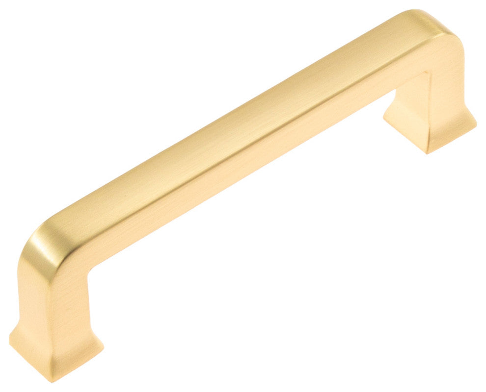 Utopia Alley Zinc Cabinet Pull/Knob, Brushed Brass, 3.75", 1 Pack