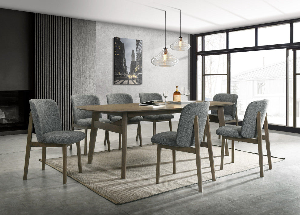 Modrest Costello Mid-Century Modern Wenge Dining Table