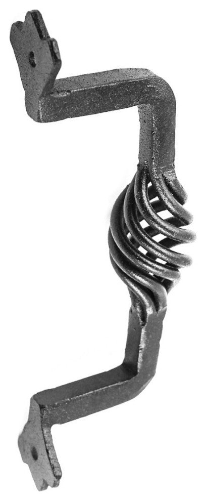 Renovators Supply 2 Pack 5.5" Black Birdcage Cabinet Pull Wrought Iron Handles