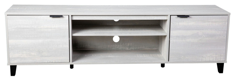 70" Gray Storage TV Stand