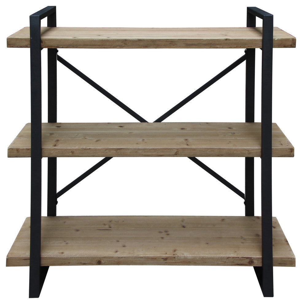 Rustic Lex 3 Level Shelf Natural - Natural