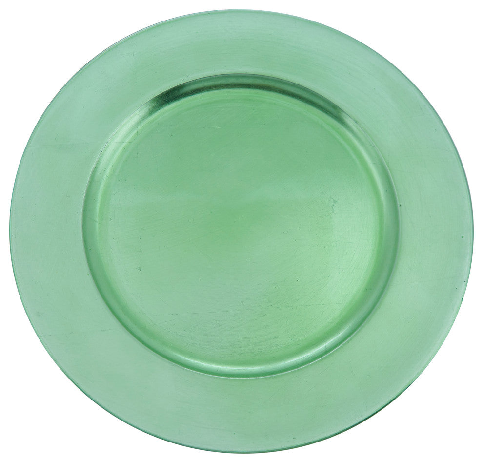 Classic Design Charger Plate, Set of 4, Pistachio