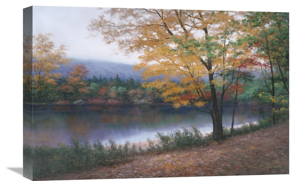 "Golden Autumn" Stretched Canvas Giclee by Diane Romanello, 24"x16"