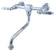 Kingston Brass Wall Mount Bathroom Faucet, Polished Chrome