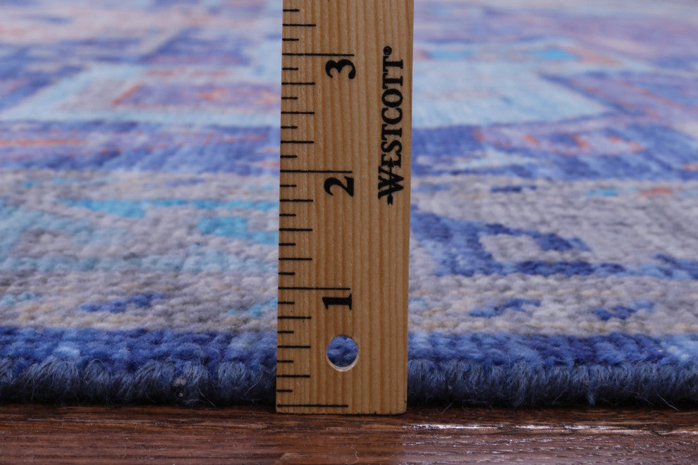 Handmade Kazak Wool Rug 9' 2" X 12' 1" - Q13293