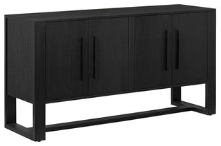 Pacifica Sideboard, Wire Brushed Ebony Oak