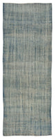 Rug N Carpet - Handwoven Oriental 4' 3" x 11' 6" Vintage Runner Rug