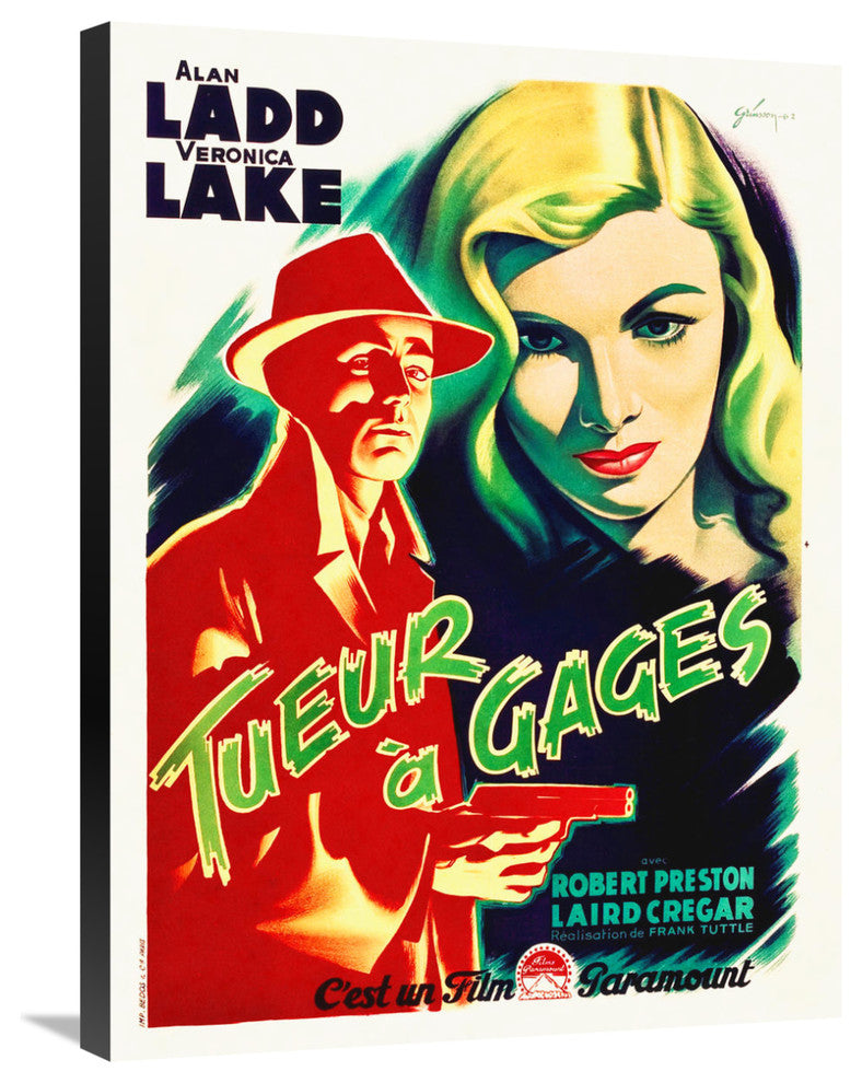 "French - This Gun For Hire" Canvas Giclee by Hollywood Photo Archive, 23"x30"