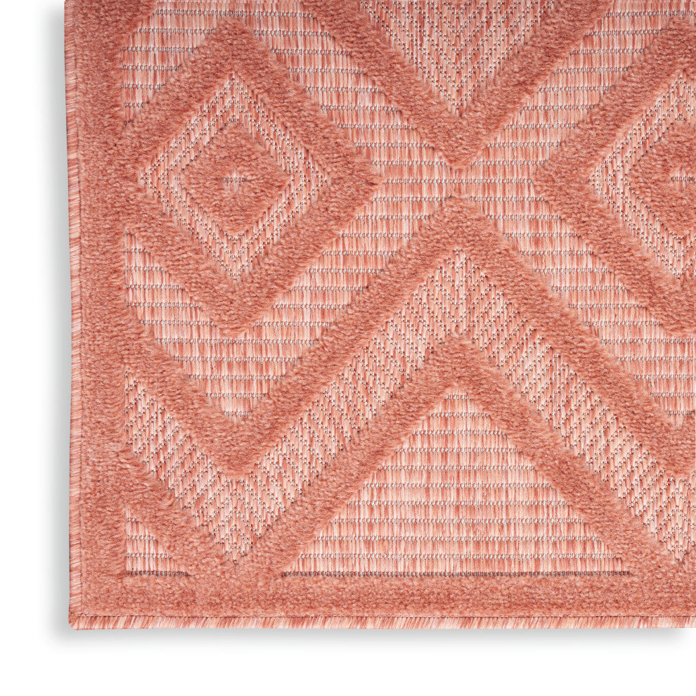 Nourison Versatile 2' x 4' Coral/Orange Modern Area Rug