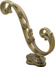 Belwith Hickory 5-3/4 In. Art Nouveau Blonde Antique Hook P2133-BOA Hardware