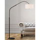 Aero Retractable Arch Floor Lamp, Dark Bronze