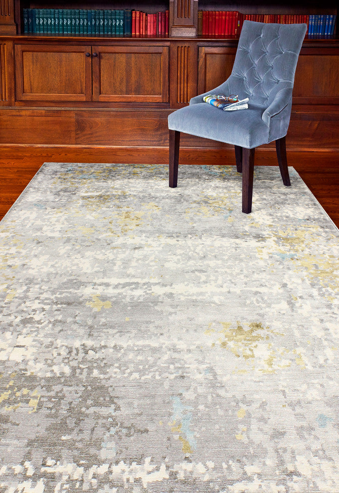 Bashian Sonoma Gray Area Rug, 9''x12''