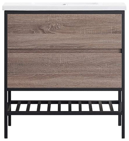 Memphis Single Vanity, Taupe, 32"
